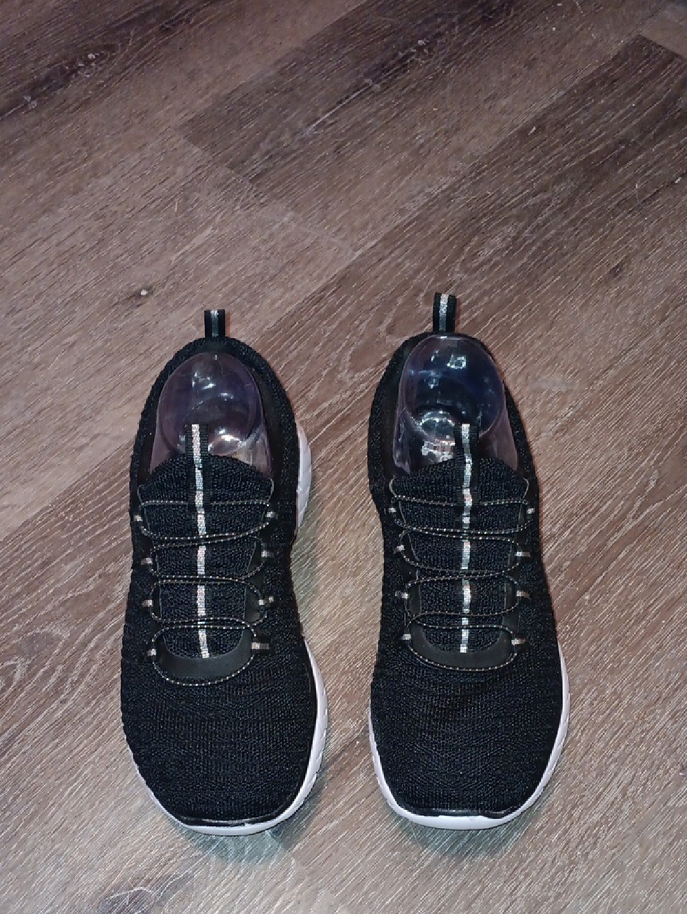 Athletic Works Black and White Women's Athletic Shoes 7.5 Wide
